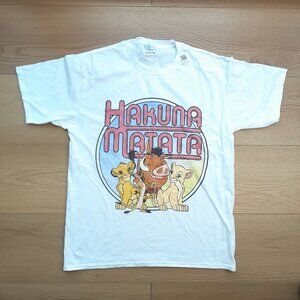 Hakuna Matata - The Lion King Characters - New Men's Large White T-Shirt